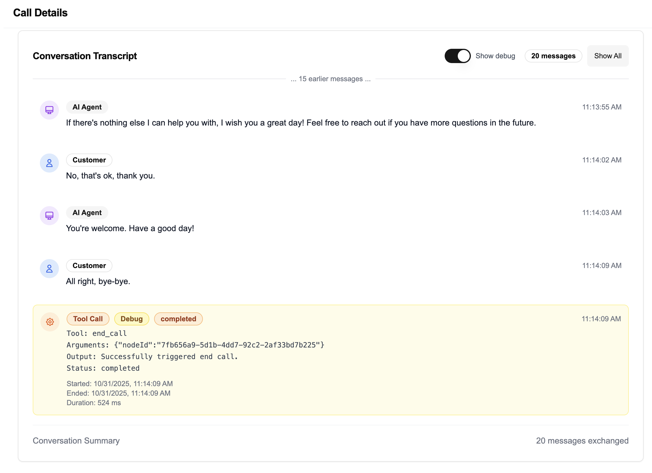Analyse enregistrement